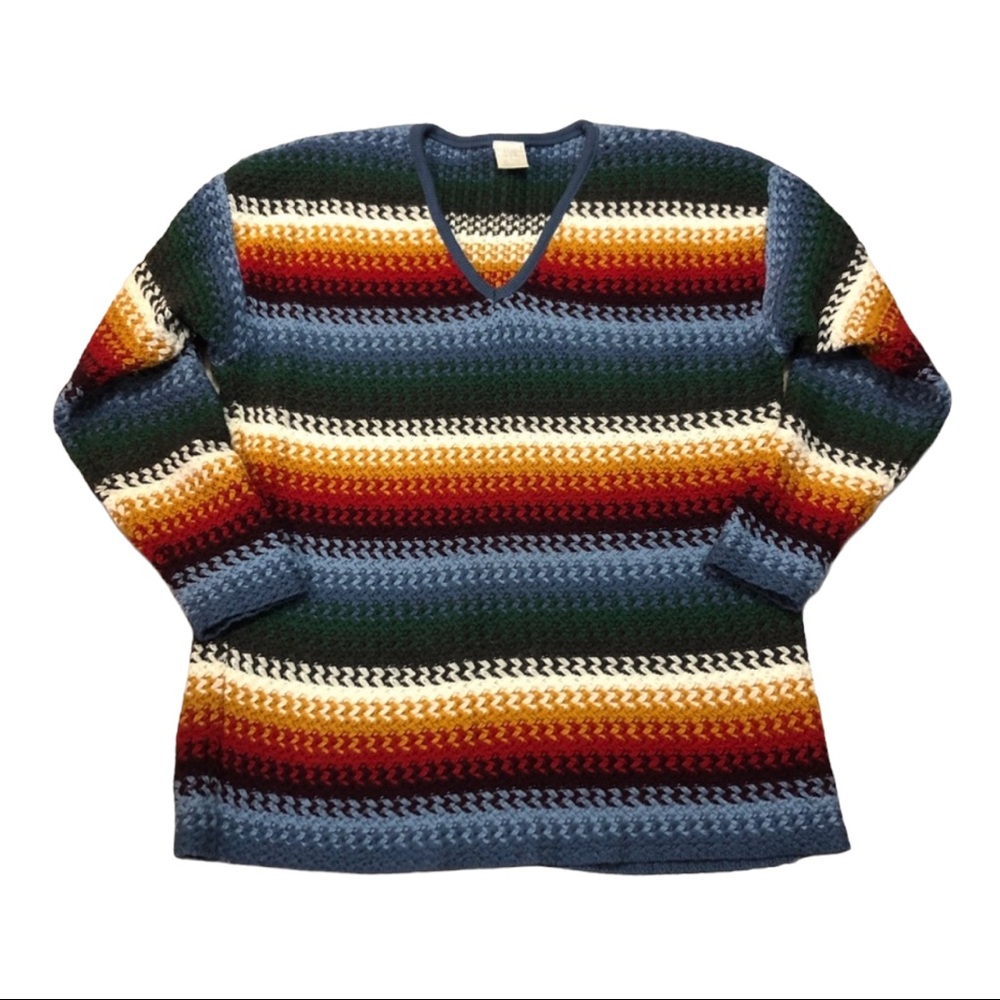 Vintage Ugly Colorful Sweater SZ Large